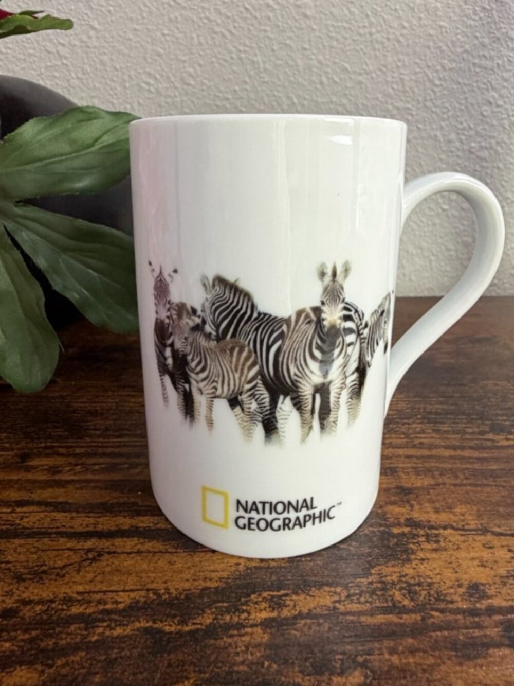 National Geographic Home Collection Ceramic Coffee Mug Zebras 8 fl oz